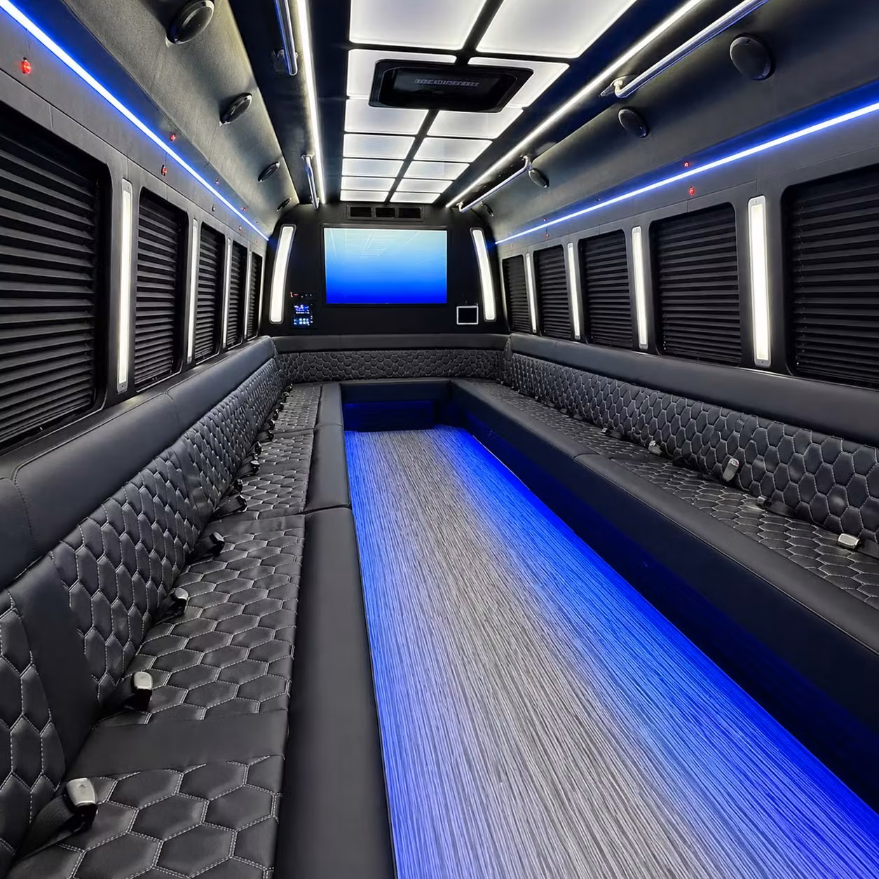 party bus interior